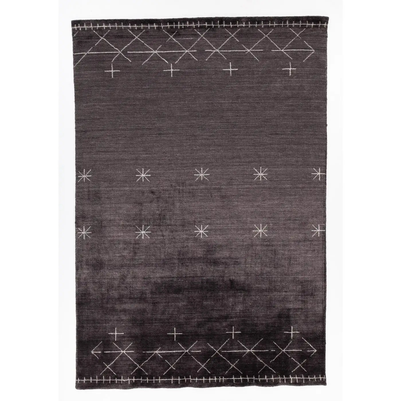 Chandra GRI-53402 Rug in Solid-Color/Striped & Geometric style.