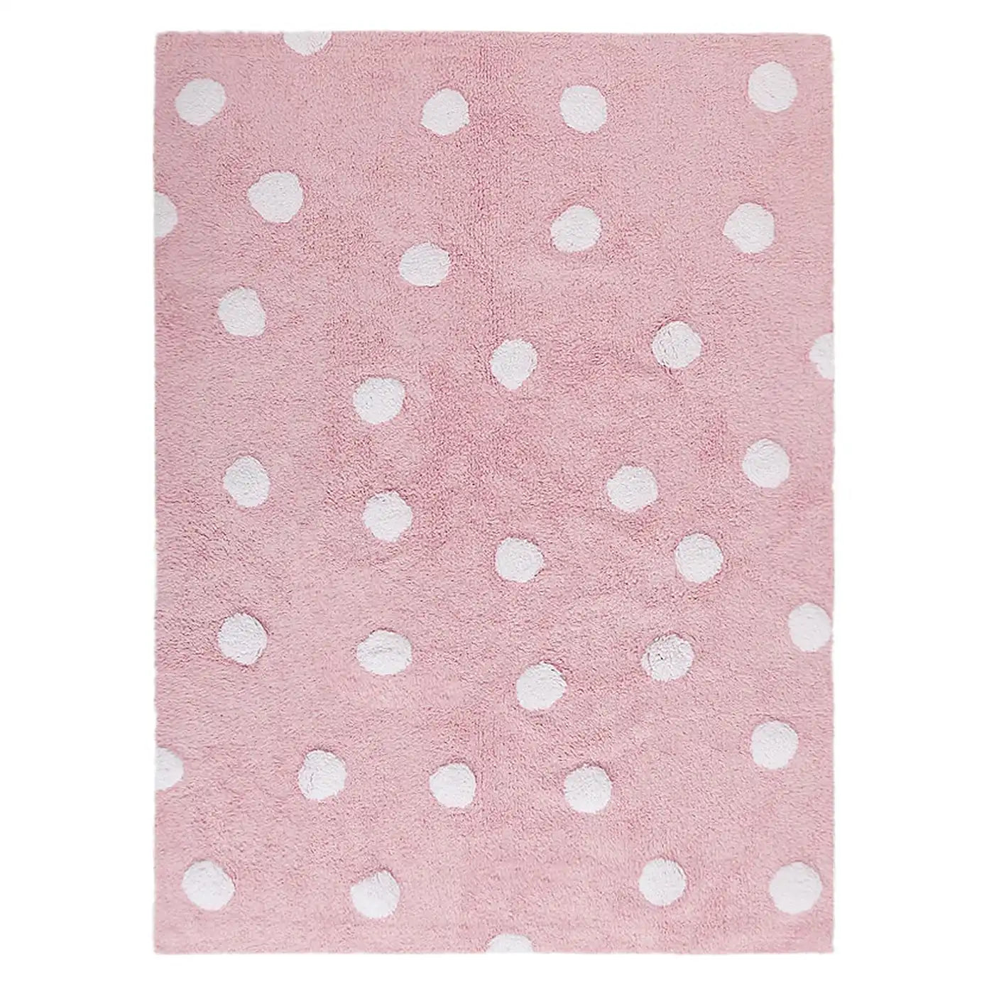 Lorena Canals Polka Dots Washable Rug - Pink (POLKA DOTS Collection)