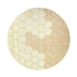 Lorena Canals Round Honeycomb Washable Rug - Golden (Planet Bee Collection)