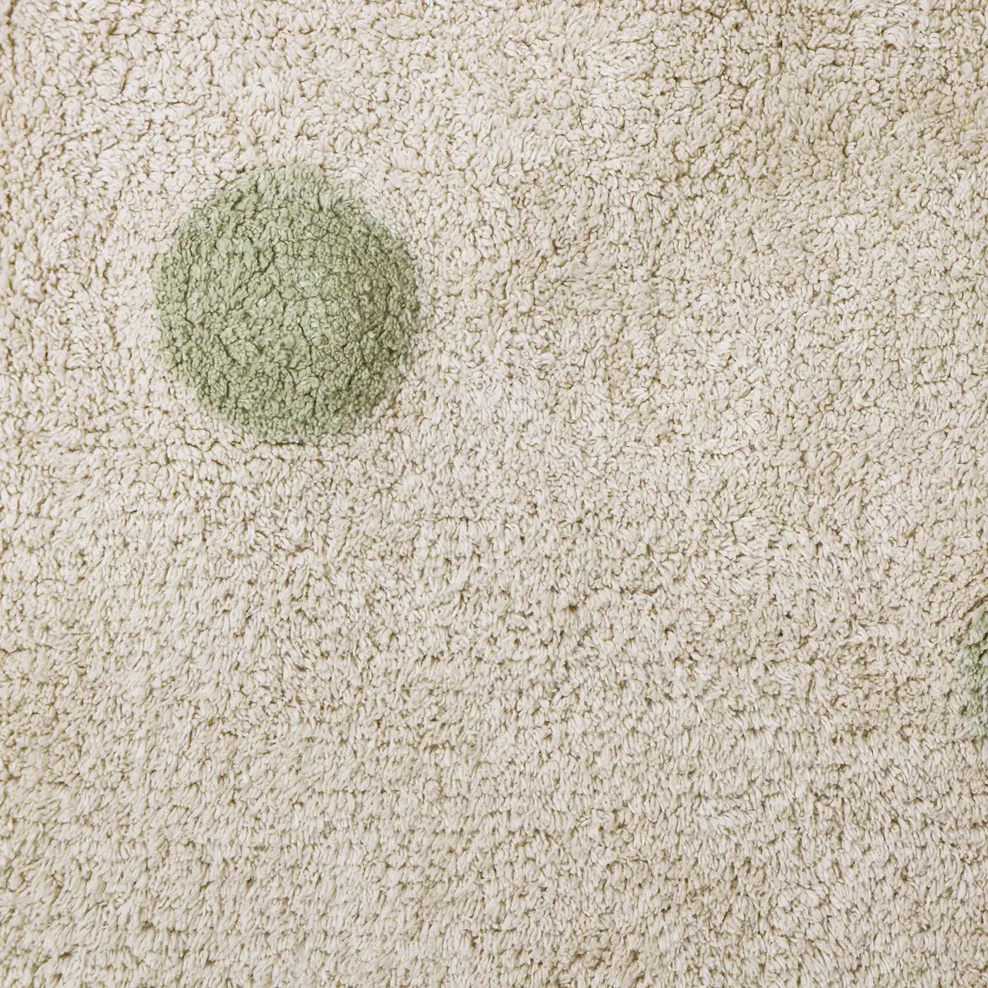 Lorena Canals Hippy Dots Washable Rug - Olive (Re Edition + Polka Dots Collection)