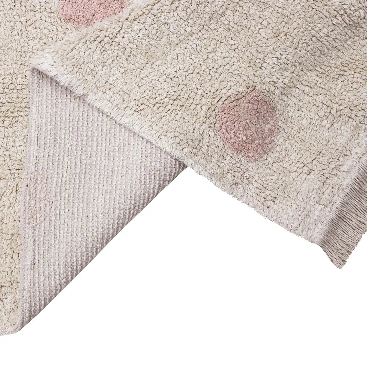 Lorena Canals Hippy Dots Washable Rug - Vintage Nude (Re Edition + Polka Dots Collection)