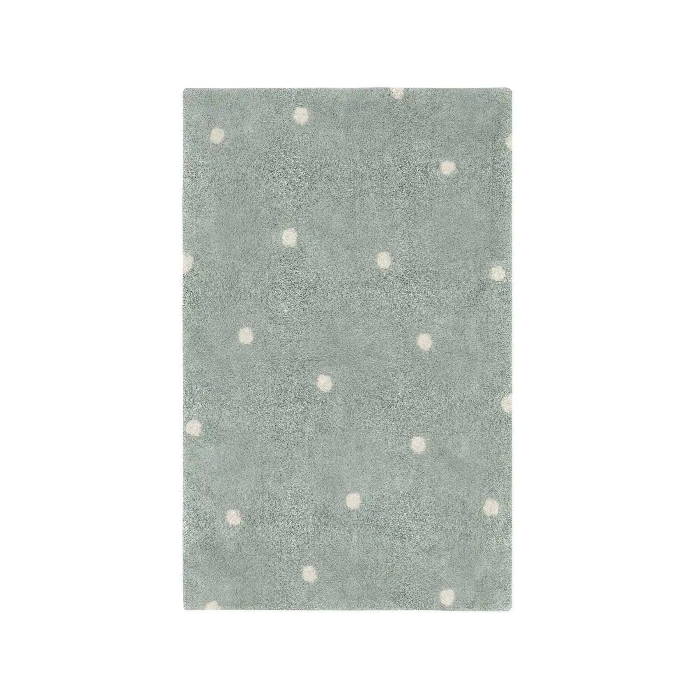 Lorena Canals Mini Dot Washable Rug - Blue Sage (Mushroom hunters / Forest finds Collection)