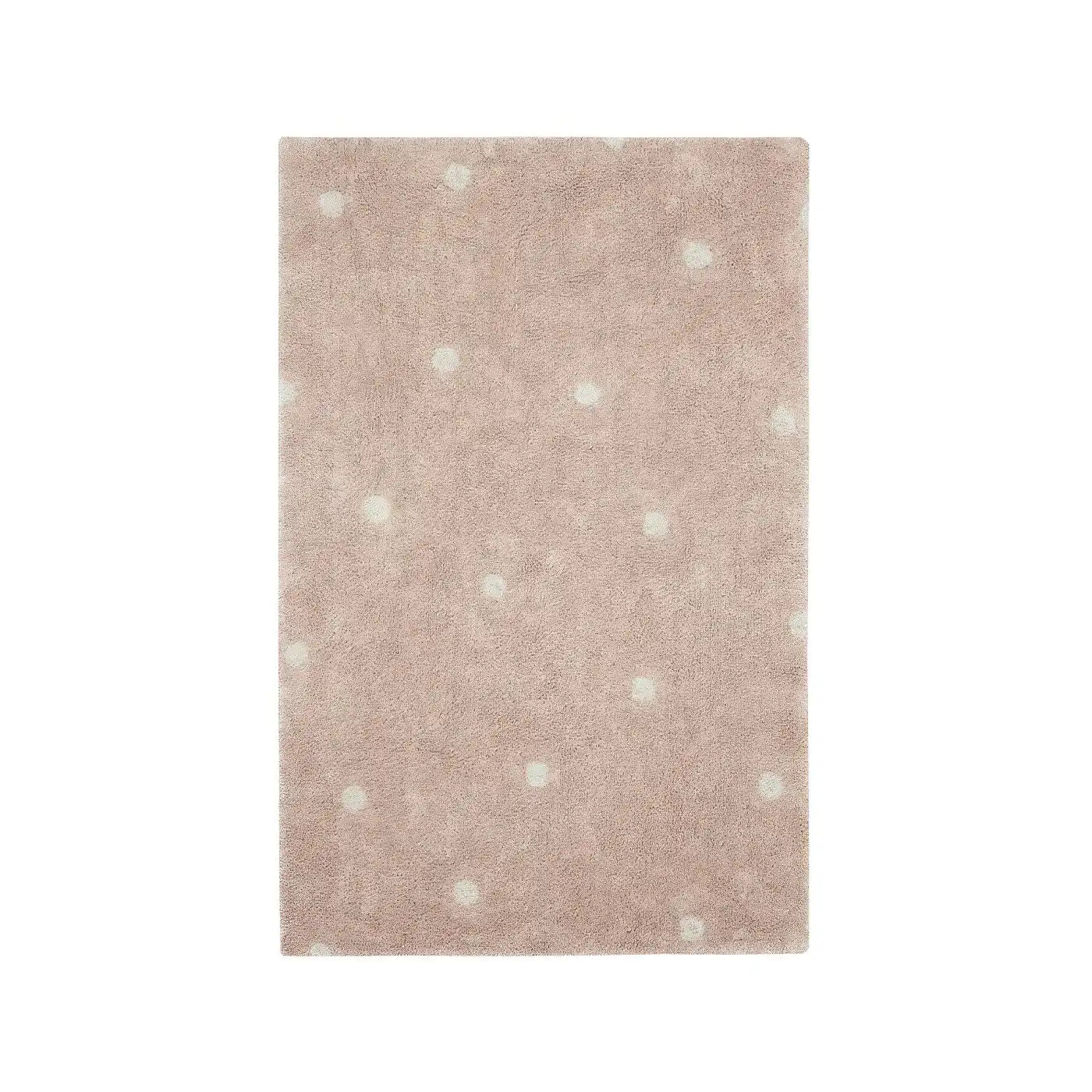 Lorena Canals Mini Dot Washable Rug - Rose (Mushroom hunters / Forest finds Collection)
