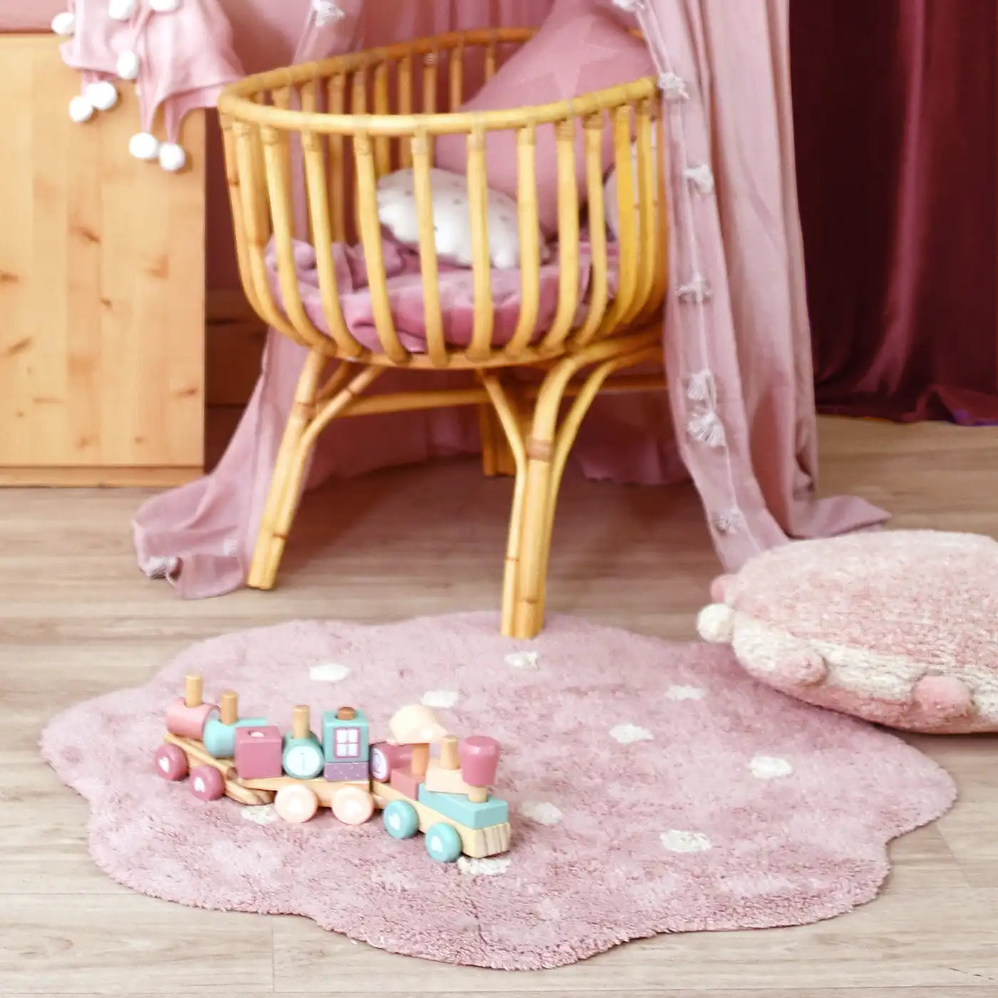 Lorena Canals Little Biscuit Washable Rug - Vintage Nude (MiniOnes Collection)