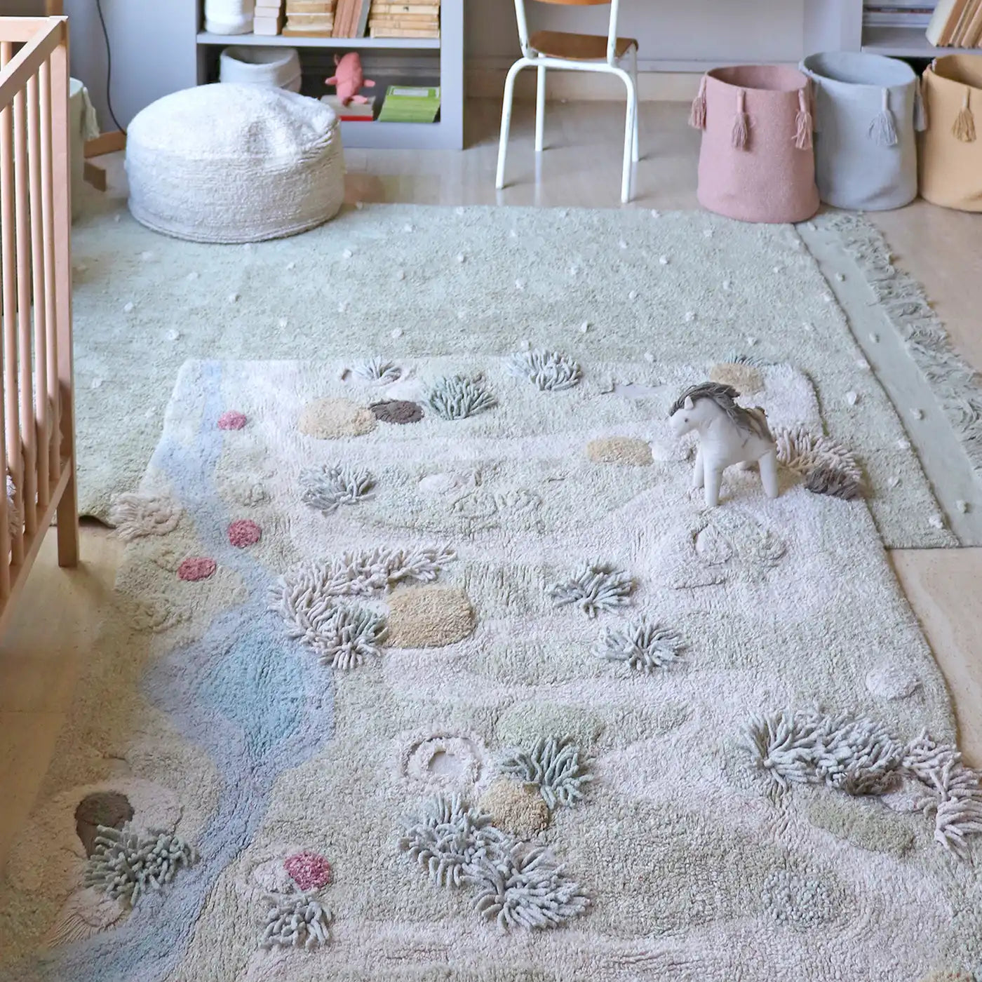 Lorena Canals Path of Nature Washable Rug (Cotton Woods Collection)