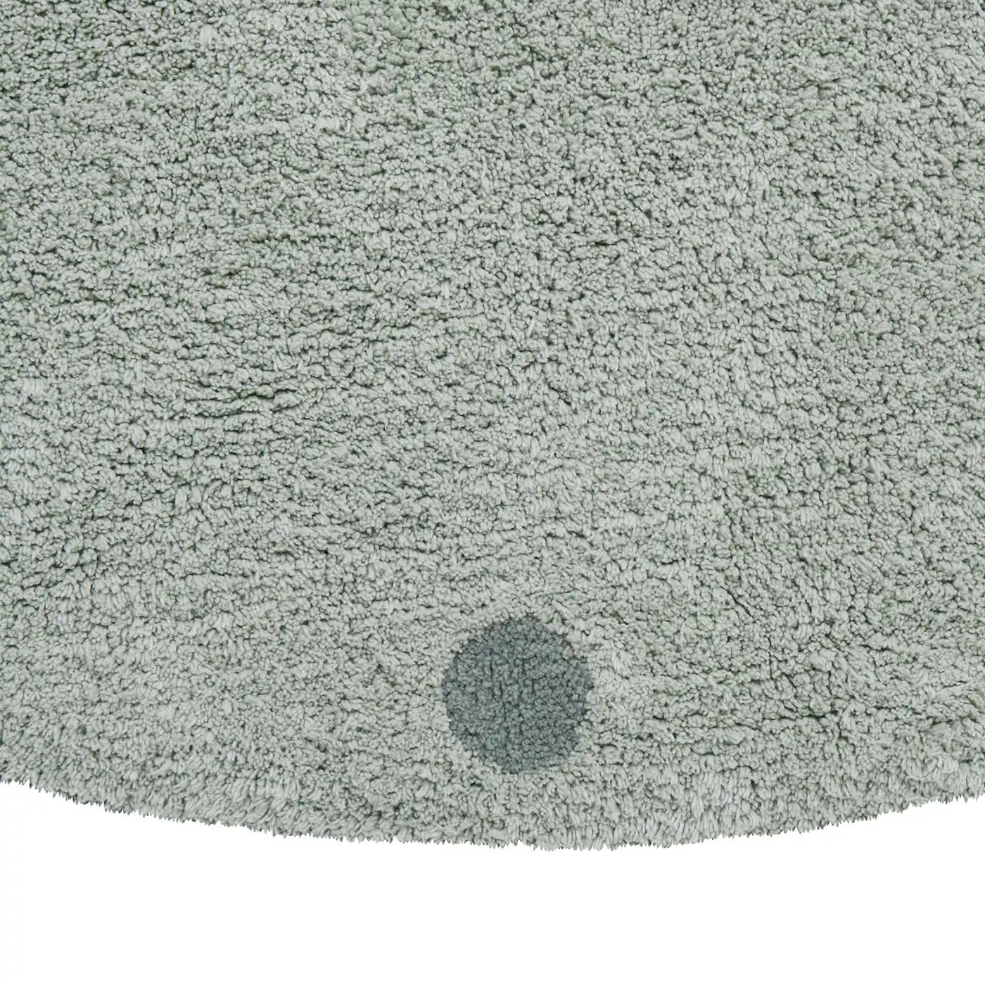 Lorena Canals Round Dot Washable Rug - Blue Sage (Mushroom hunters / Forest finds Collection)