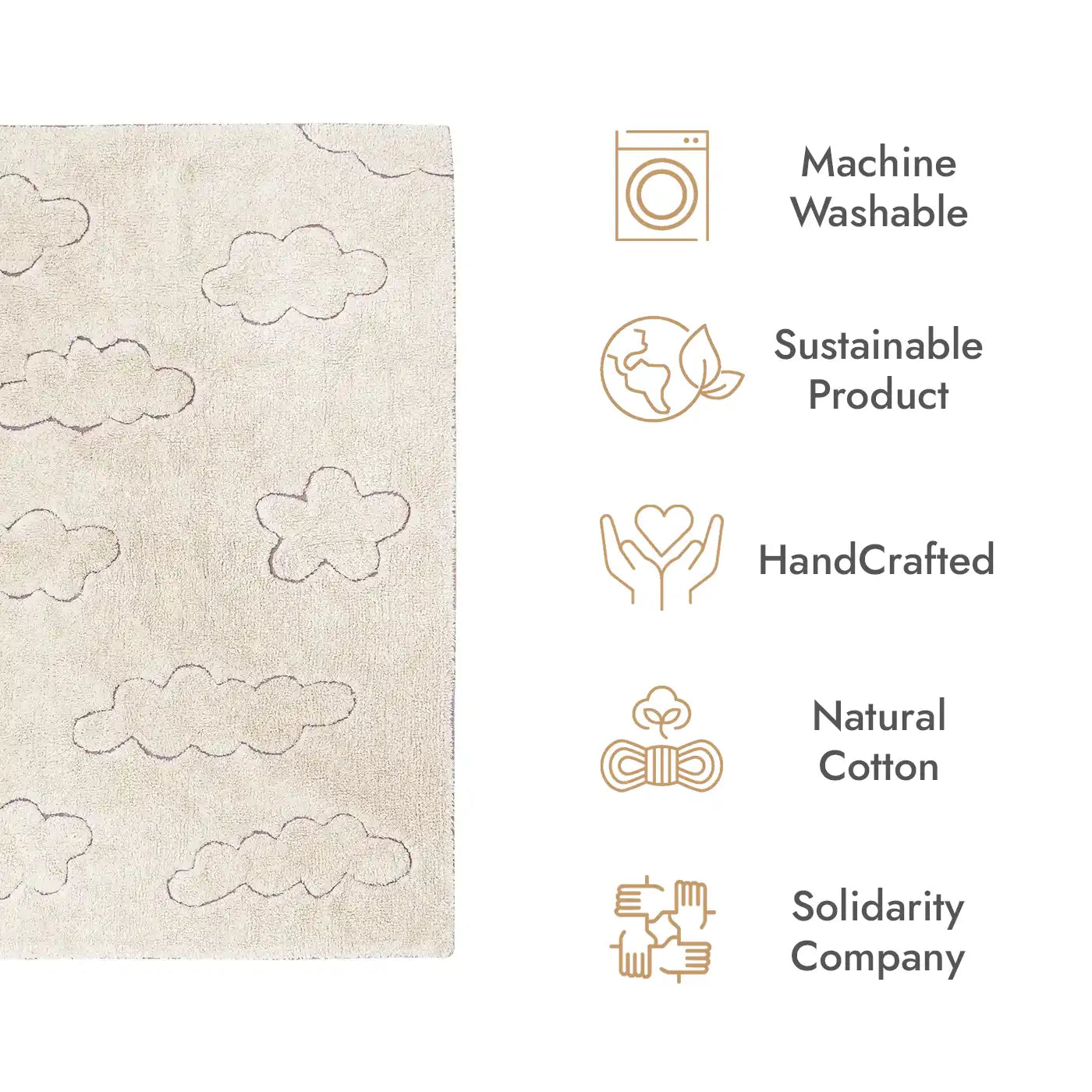 Lorena Canals Clouds RugCycled Washable Rug (RugCycled Collection Collection)