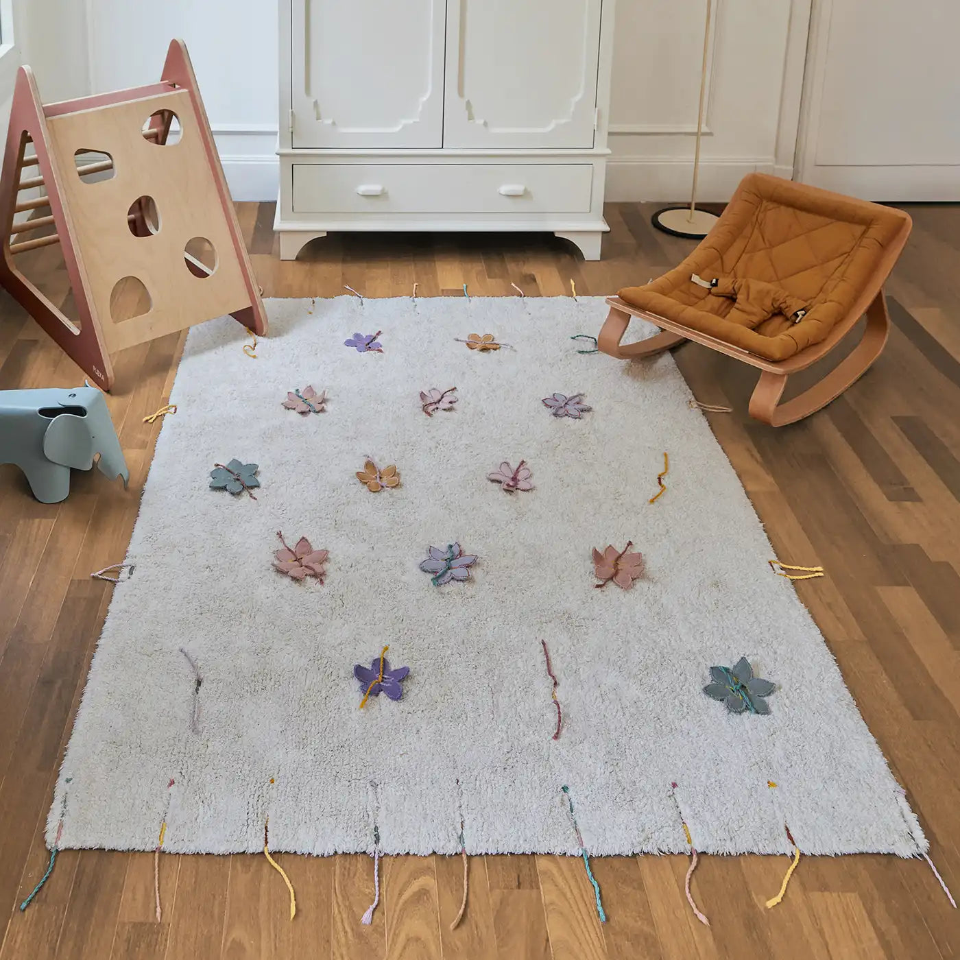Lorena Canals Wildflowers Washable Rug (Planet Bee Collection)