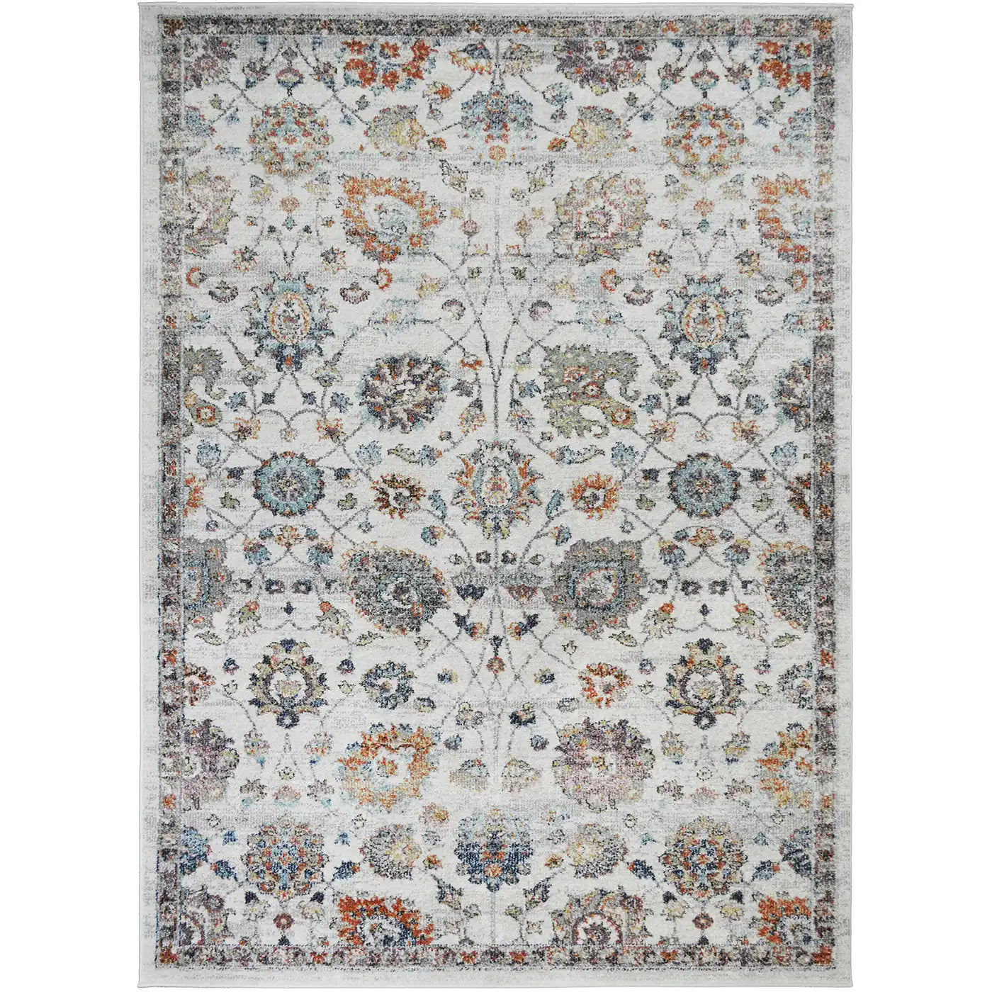 Mayberry Arlette Rug in Oriental/Traditional & Vintage/Distressed style.