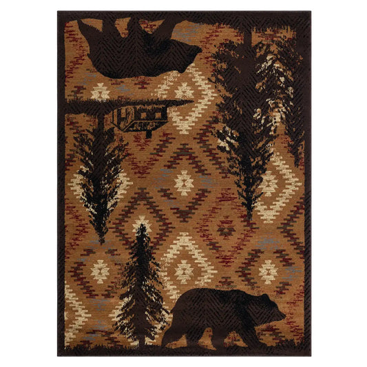 Mayberry Little river Rug in Southwestern/Lodge & Animal Print style.