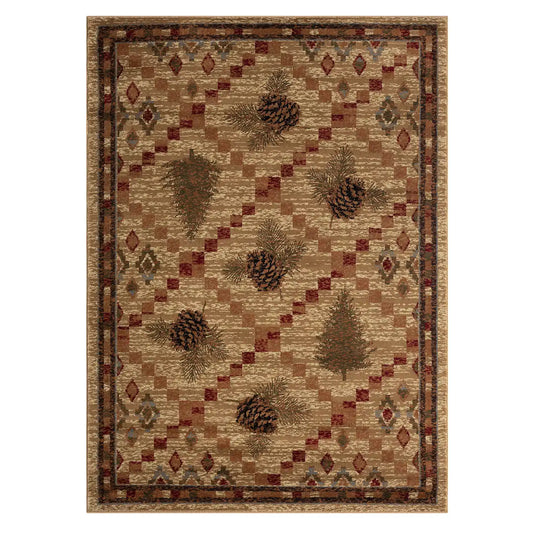 Mayberry Mars Hill Rug in Southwestern/Lodge & Bordered style.