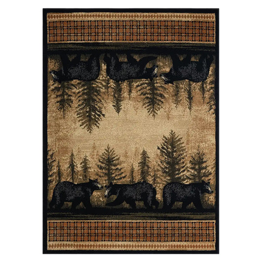 Mayberry Bearfoot Rug in Southwestern/Lodge & Animal Print style.