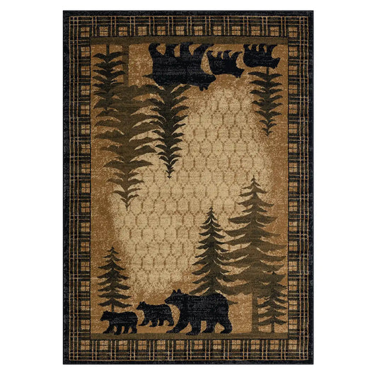Mayberry Cub Country Rug in Southwestern/Lodge & Animal Print style.