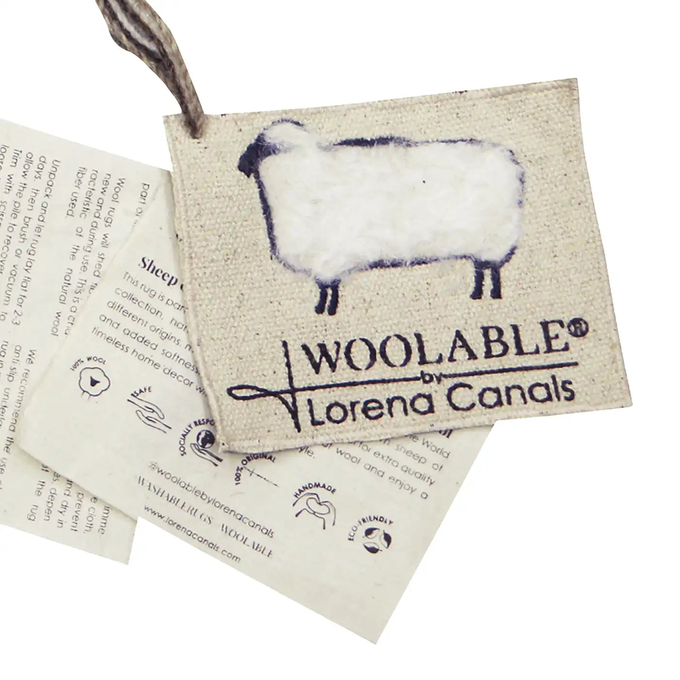 Lorena Canals Arctic Circle Wool Washable Rug (Sheep of the World Collection)