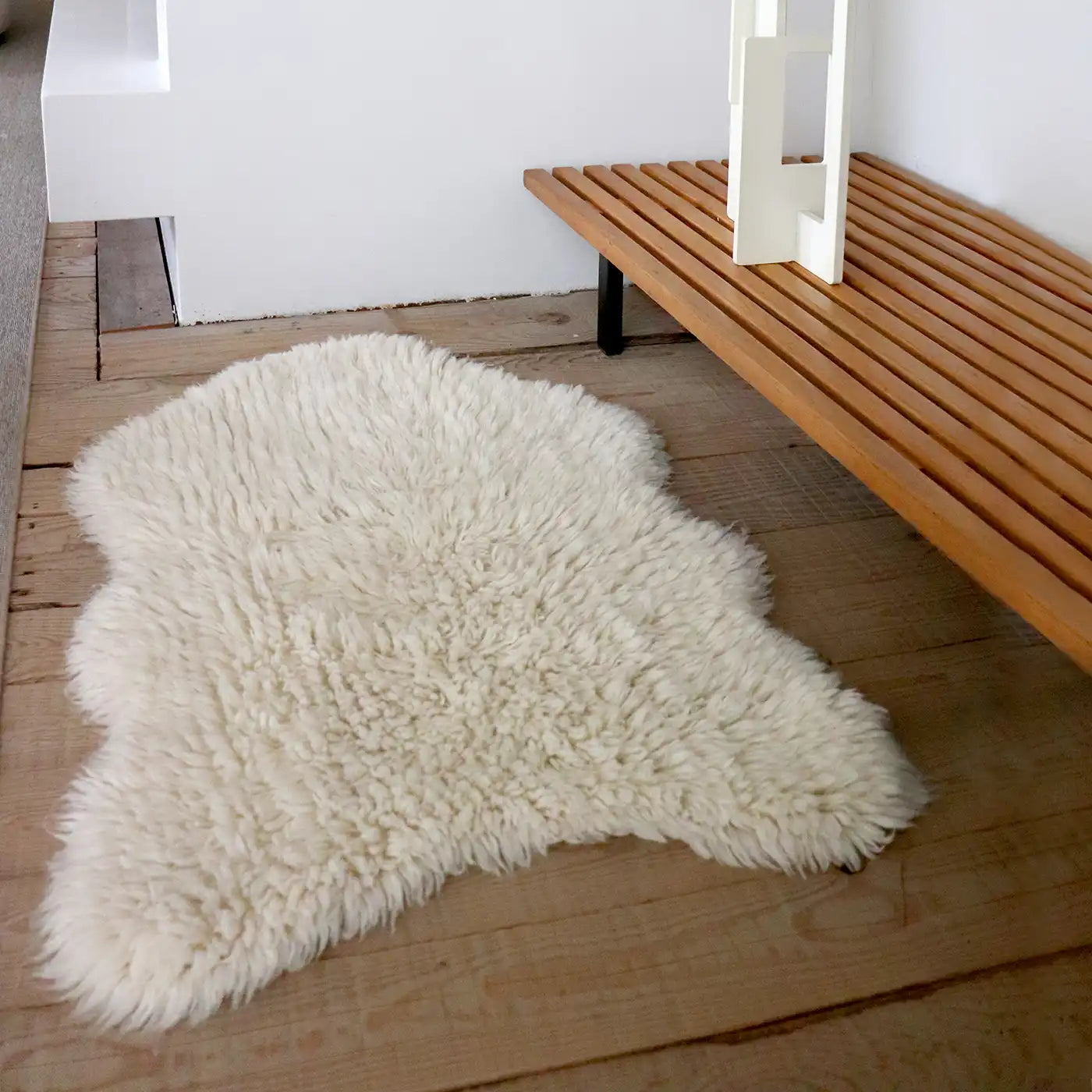 Lorena Canals Woolly Wool Washable Rug - Sheep White (Sheep of the World Collection)