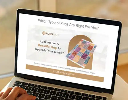 Rug finder quiz helps you to find your perfect rugs in 60 seconds