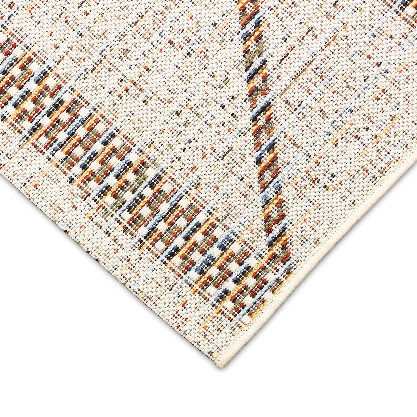 Trans Ocean Diamond Stripe Rug in Diamond/Trellis & Geometric style.