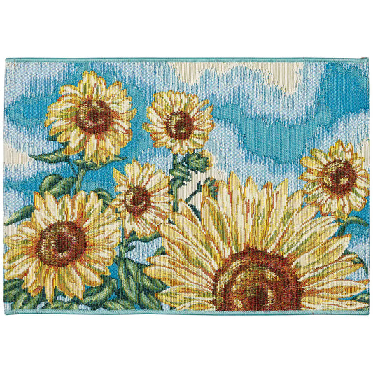Trans Ocean Sunny Day Rug in Floral & Farmhouse/Rustic style.