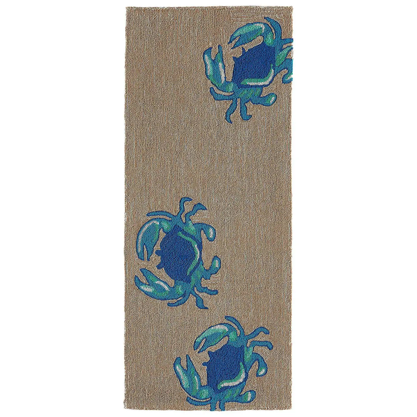 Liona Manne Frontporch Crabs Indoor/Outdoor Rug - Blue – Rugs Gate