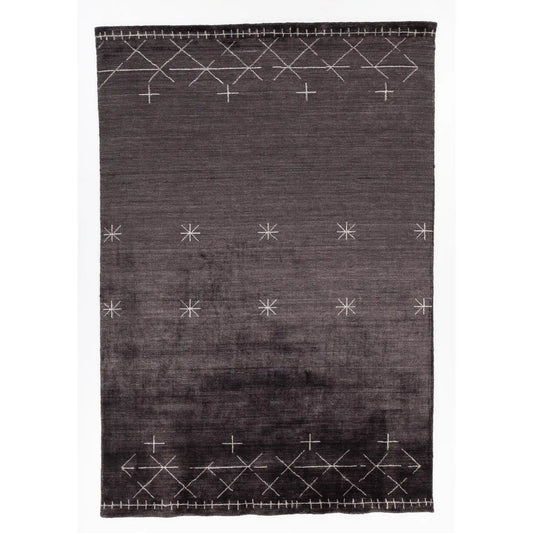 Chandra GRI-53402 Rug in Solid-Color/Striped & Geometric style.