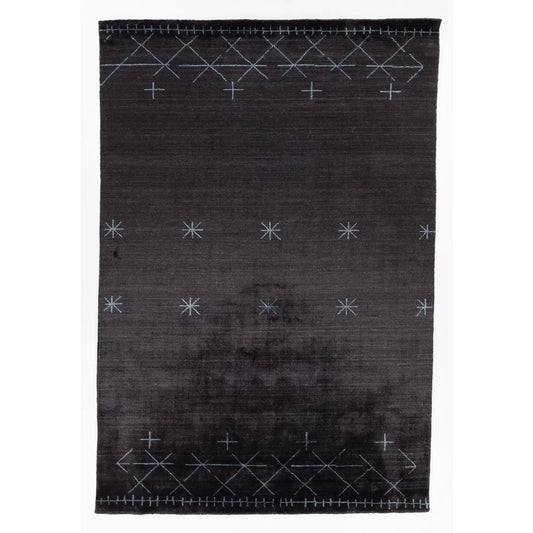 Chandra GRI-53403 Rug in Solid-Color/Striped & Geometric style.