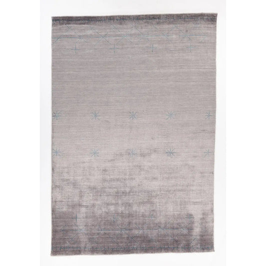 Chandra GRI-53404 Rug in Solid-Color/Striped & Geometric style.