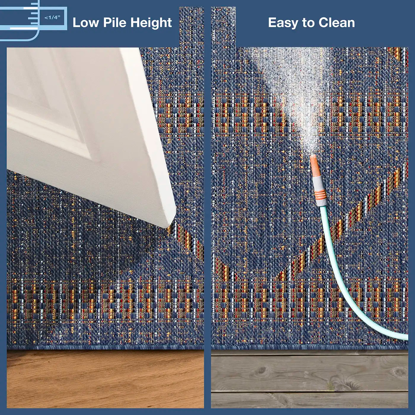 Trans Ocean Diamond Stripe Rug in Diamond/Trellis & Modern/Abstract style.