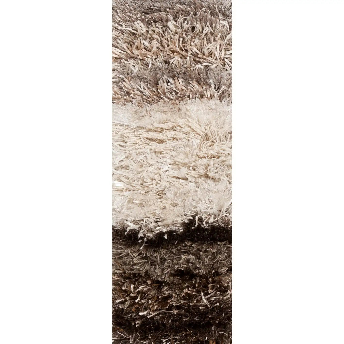 Chandra KAP-15500 Rug in Shag & Solid-Color/Striped style.