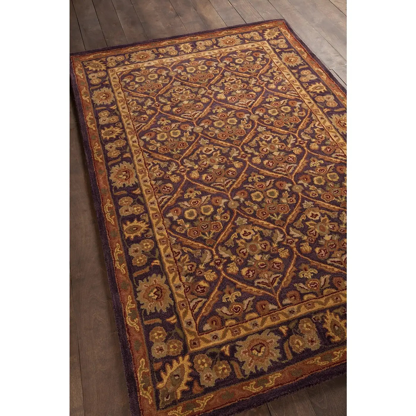 Chandra MET-563 Rug in Oriental/Traditional & Persian style.