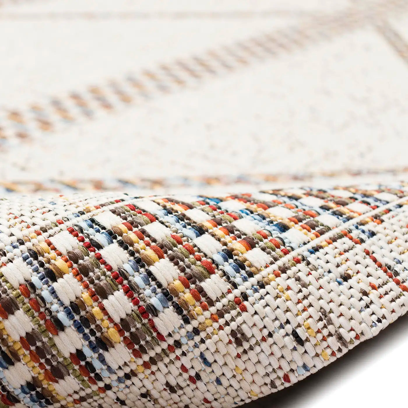 Trans Ocean Diamond Stripe Rug in Diamond/Trellis & Geometric style.
