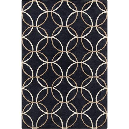 Stella STE-52178 Charcoal Abstract Hand Tufted Wool Rug