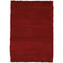 Strata STR-1110 Deep Red Hand Woven Wool Shag Rug
