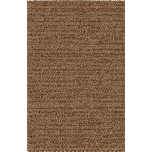 Strata STR-1161 Brown Hand Woven Wool Shag Rug